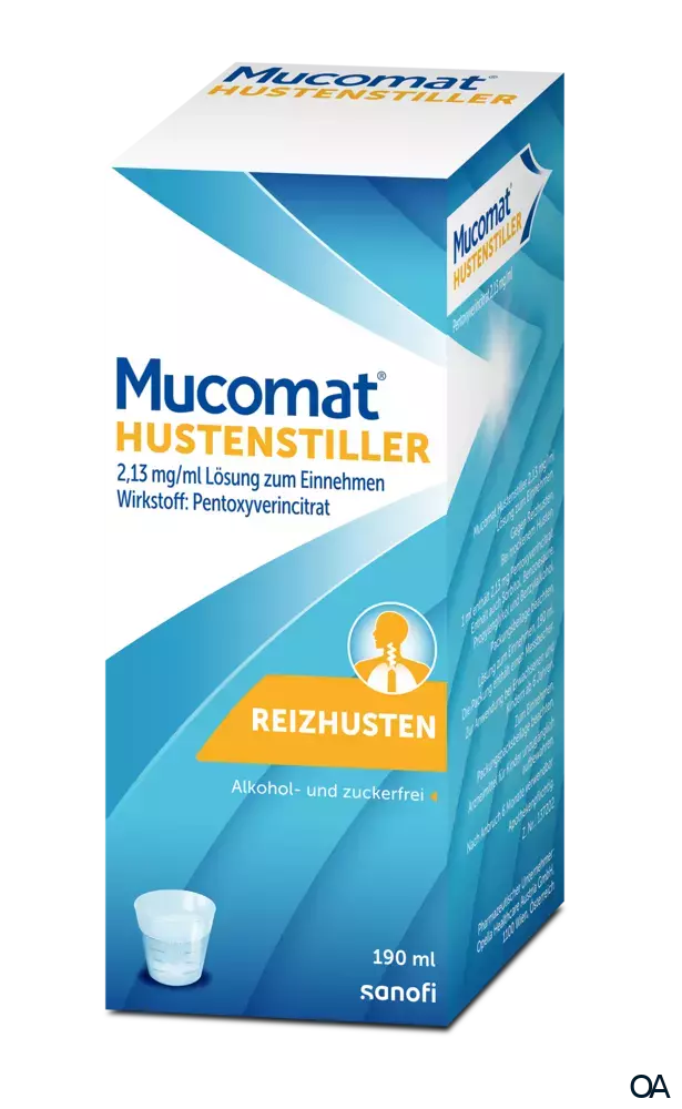 Mucomat Hustenstiller 2,13 mg/ml Lösung zum Einnehmen