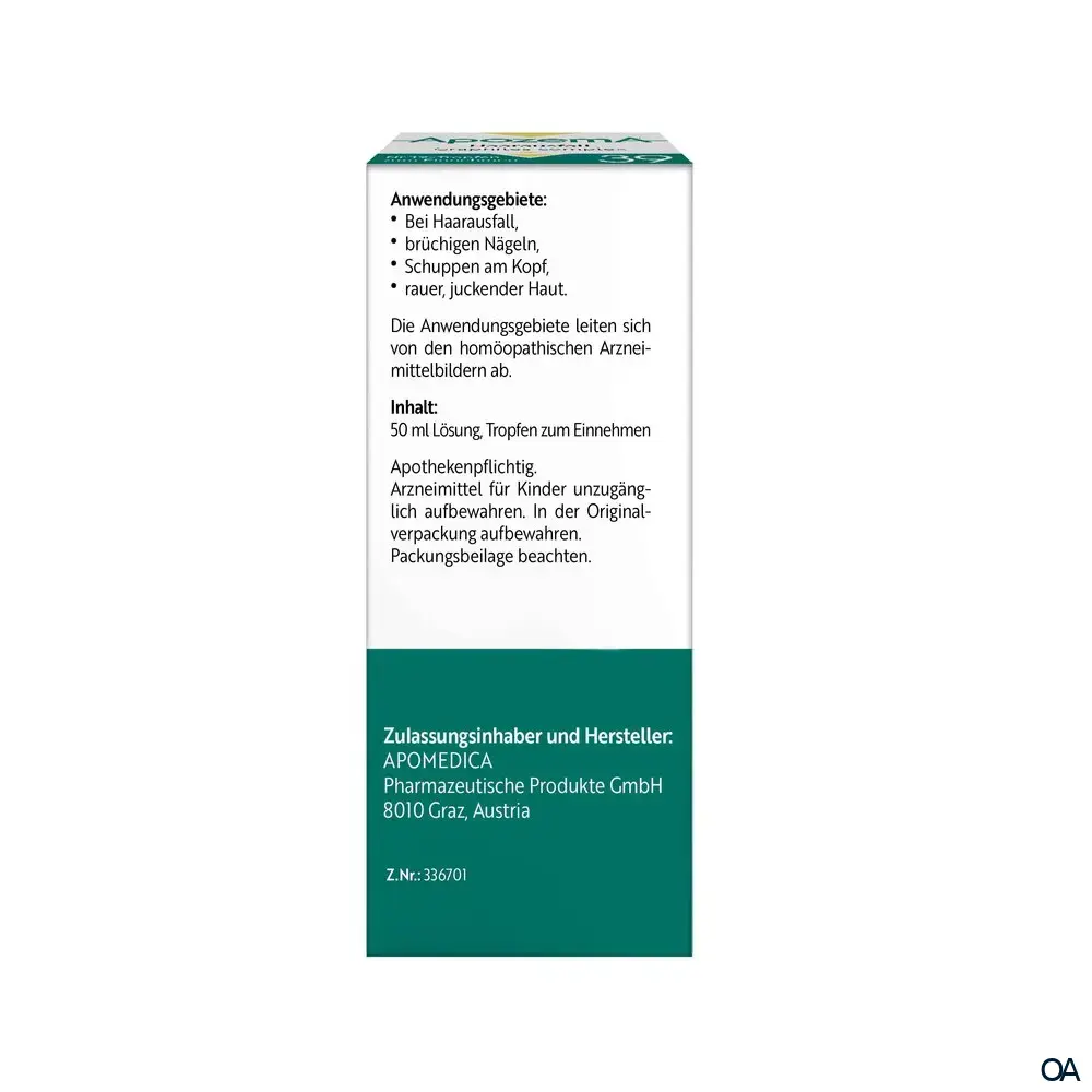 Apozema® Haarausfall Graphites complex Nr. 39 Tropfen zum Einnehmen