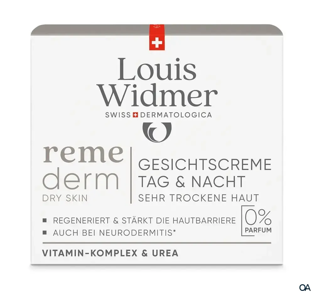 Louis Widmer remederm Dry Skin Gesichtscreme Tag & Nacht - ohne Parfum