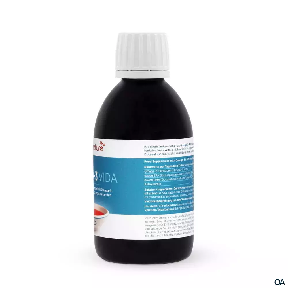Kingnature Omega 3 Vida Fischöl