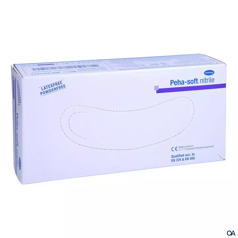 Peha-soft nitrile powderfree Untersuchungs- und Schutzhandschuhe - Größe XL