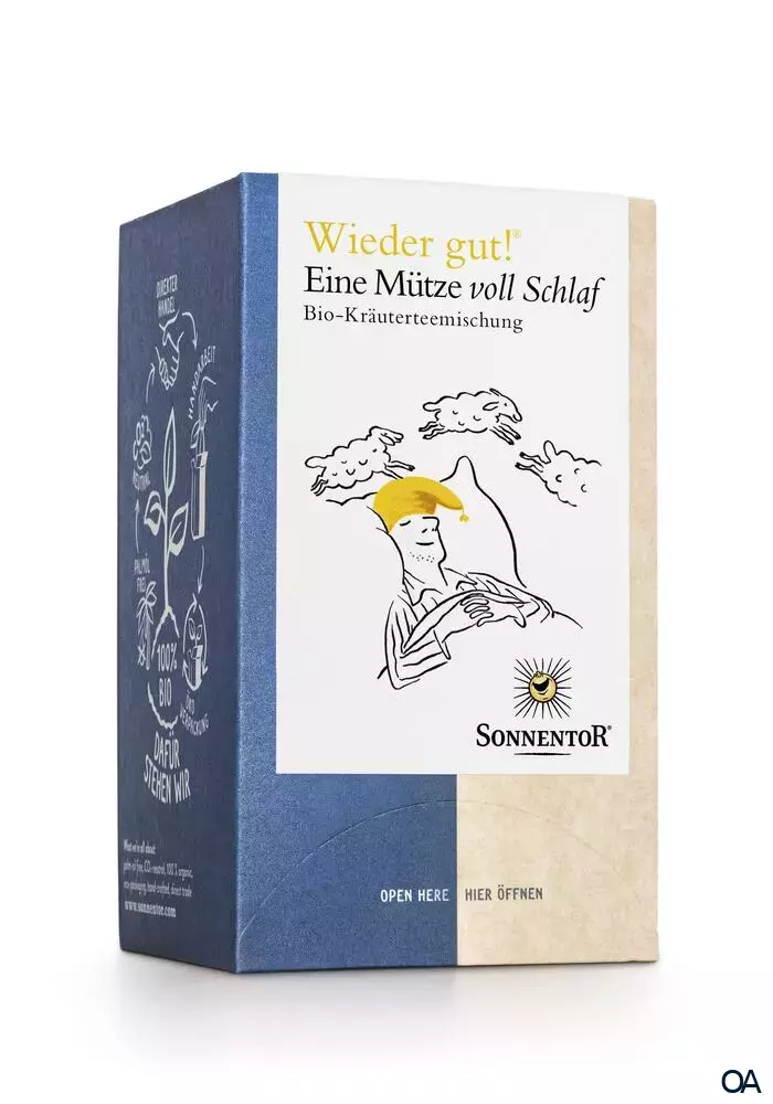 Sonnentor Wieder gut!® Eine Mütze voll Schlaf® Tee