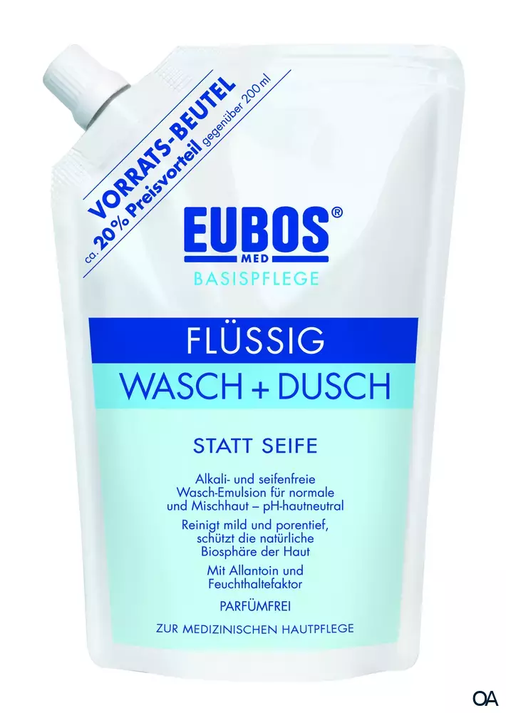 Eubos FLÜSSIG WASCH+DUSCH BLAU Parfümfrei
