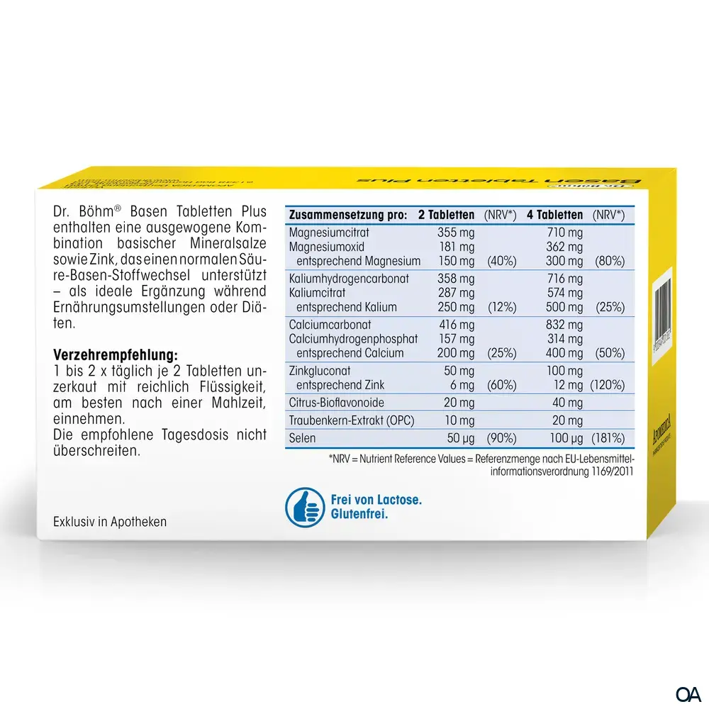 Dr. Böhm® Basen Tabletten Plus
