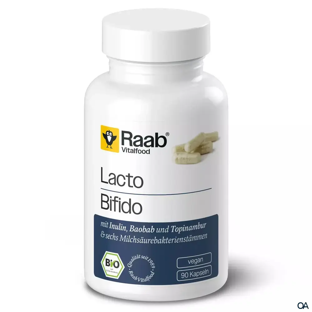 Raab® Vitalfood Bio Lacto + Bifido Kapseln