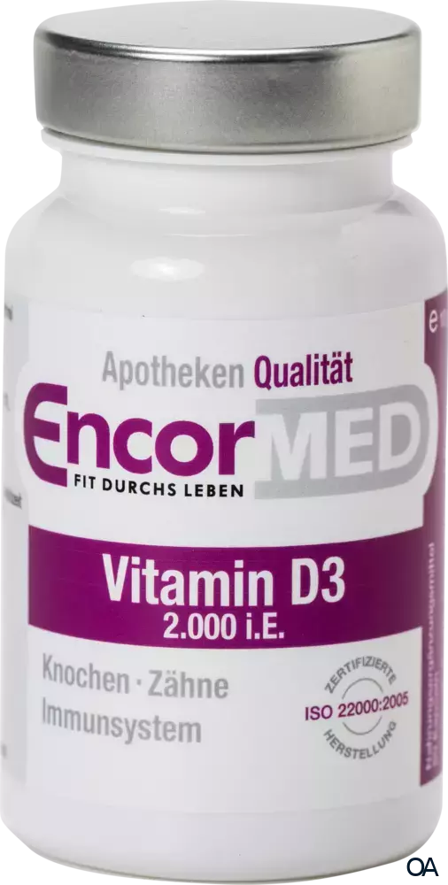 Encormed Vitamin D3 2.000 i.E. Kapseln