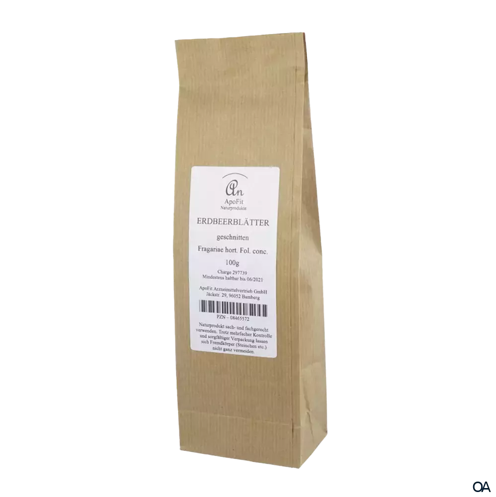 ApoFit Erdbeerblätter geschnitten