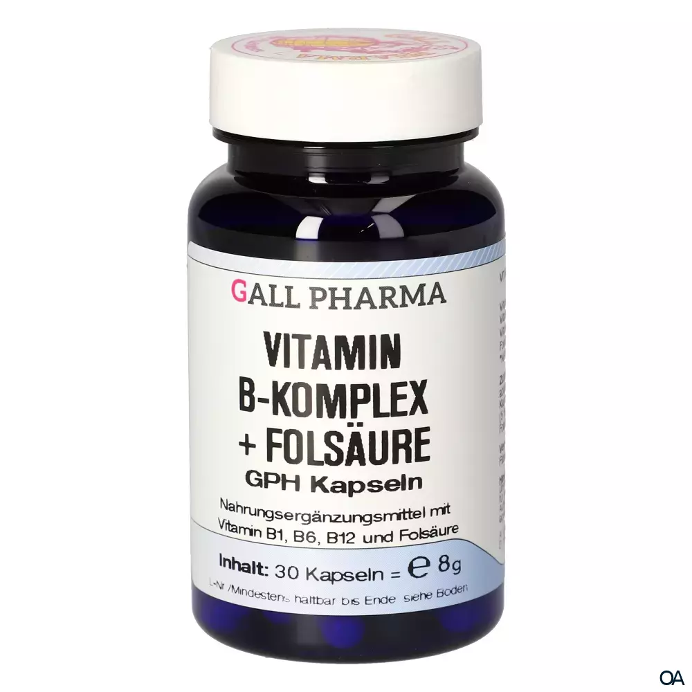 Gall Pharma Vitamin B Komplex + Folsäure Kapseln