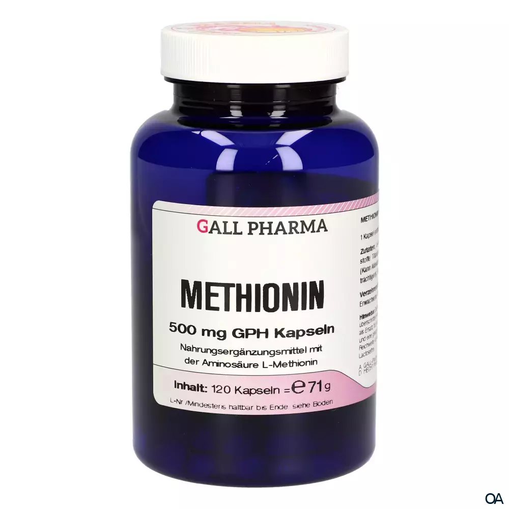 Gall Pharma Methionin 500 mg Kapseln