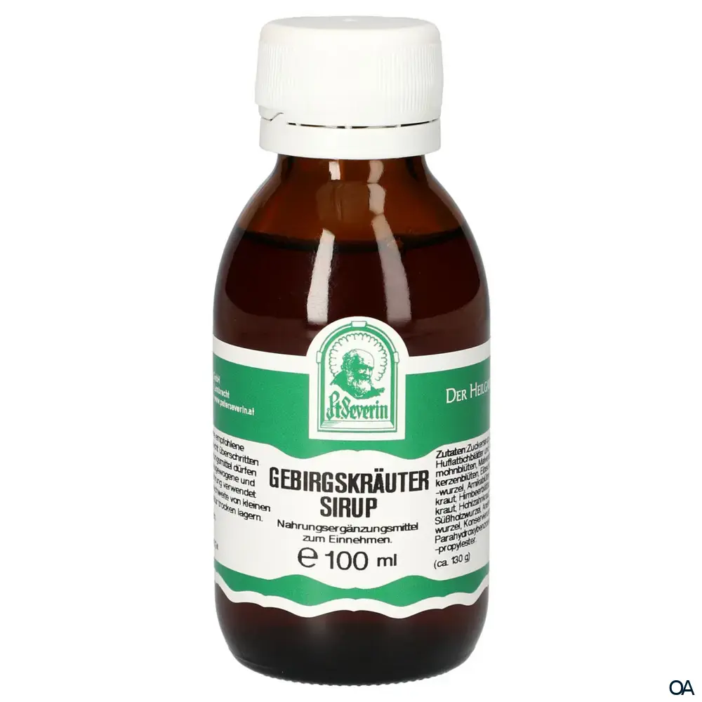 Pater Severin Gebirgskräuter Sirup