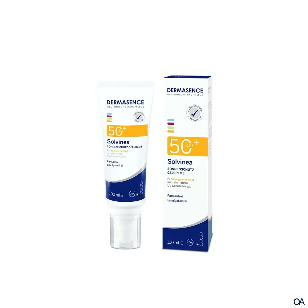 Dermasence Solvinea Sonnenschutz-Gelcreme LSF 50+