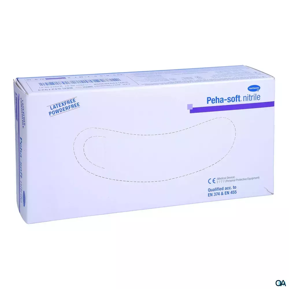 Peha-soft nitrile powderfree Untersuchungs- und Schutzhandschuhe - Größe XL