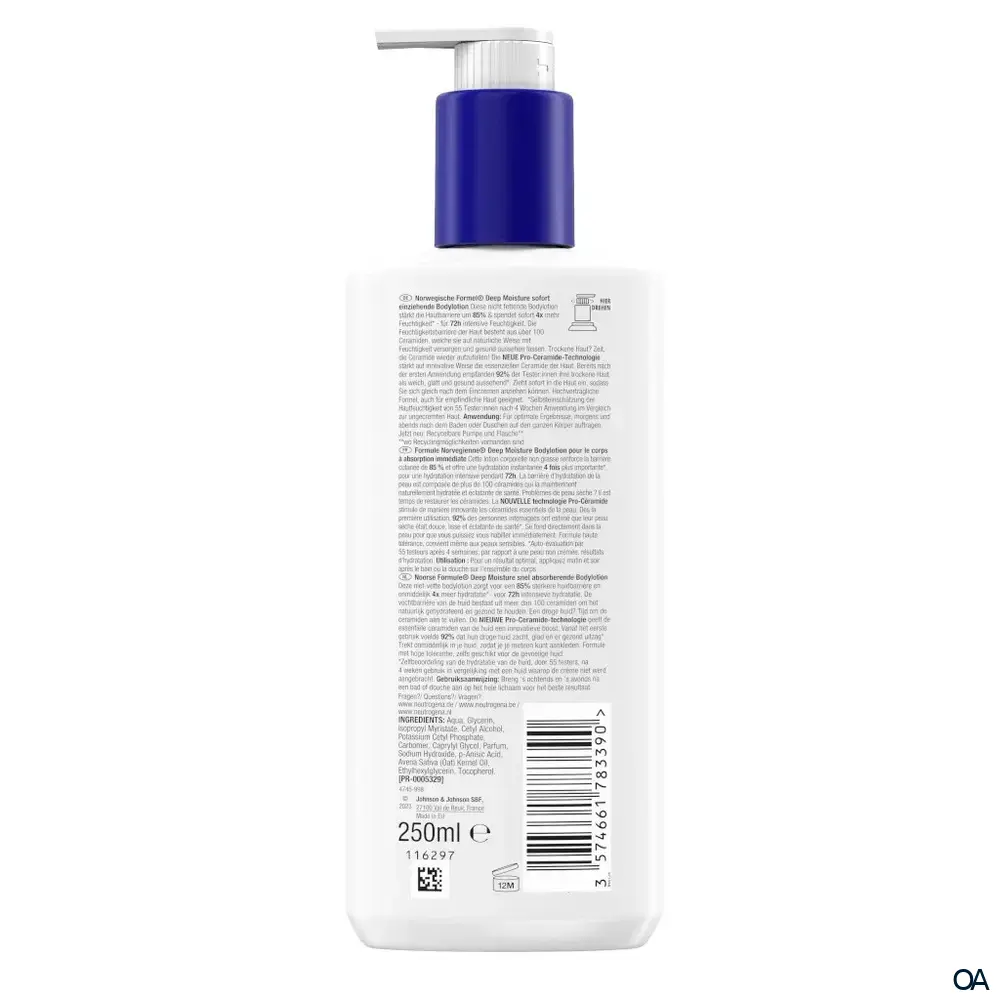 Neutrogena Norwegische Formel Deep Moisture Bodylotion 