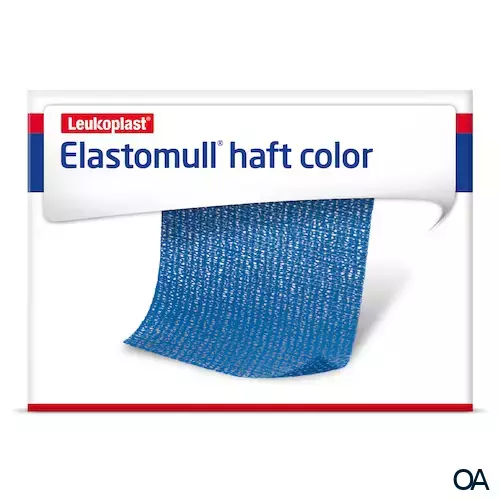 Elastomull® haft color Fixierbinde blau 4 m x 6 cm