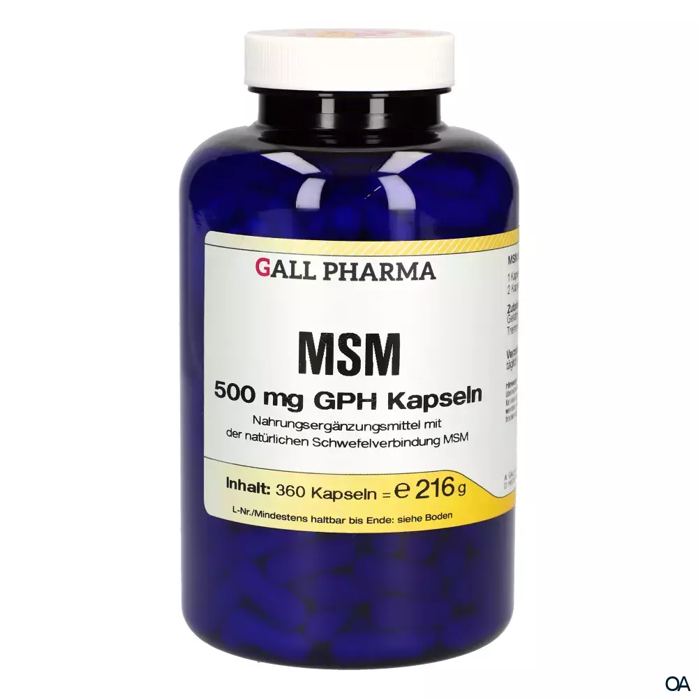 Gall Pharma MSM 500mg Kapseln