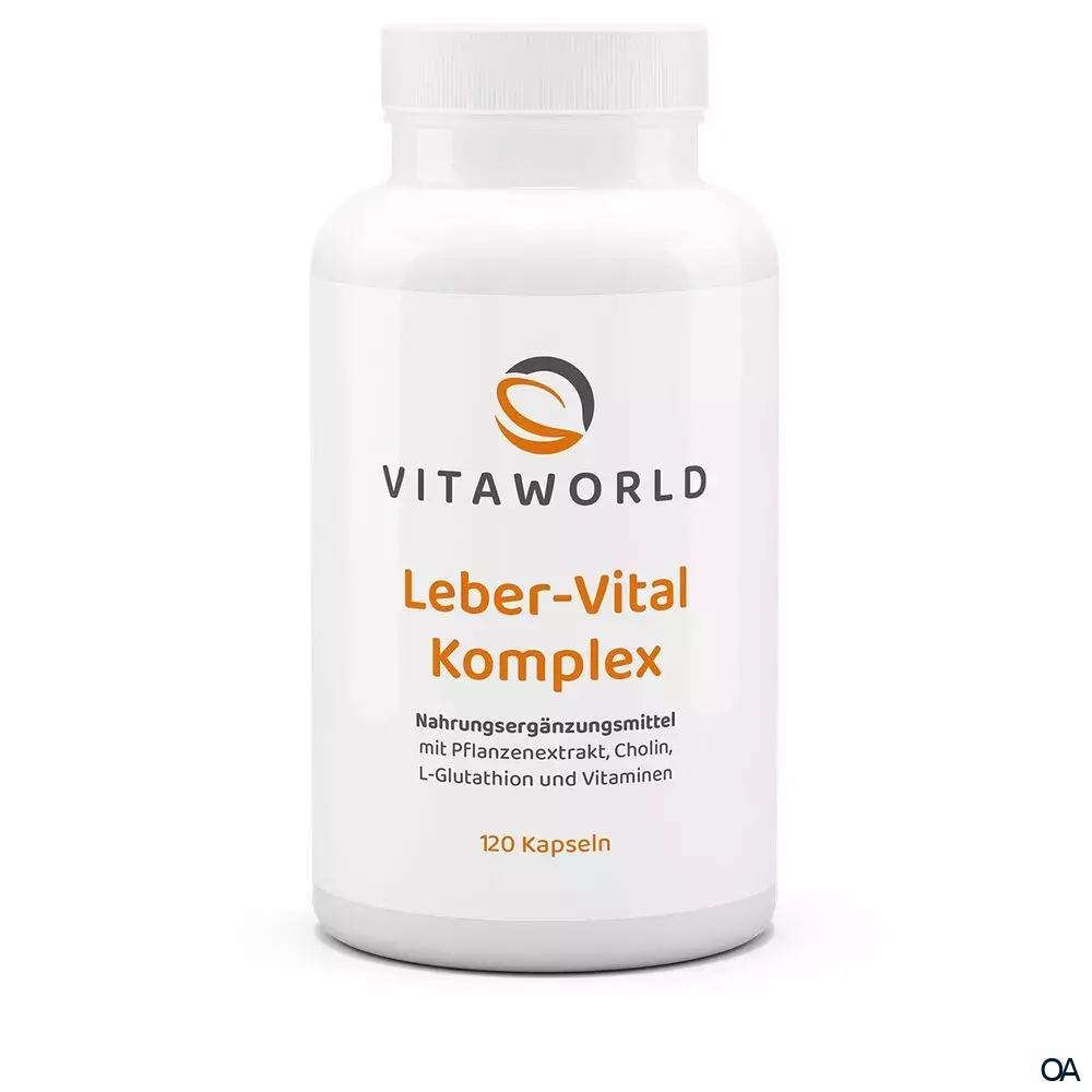 Vitaworld Leber-Vital Komplex Kapseln