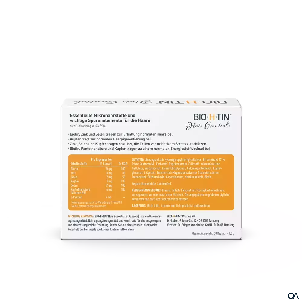 BIO-H-TIN® Hair Essentials​ Kapseln