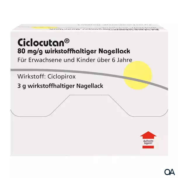 Ciclocutan 80 mg/g wirkstoffhaltiger Nagellack