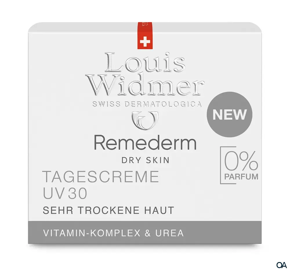 Louis Widmer Remederm Dry Skin Tagescreme UV30 - ohne Parfum
