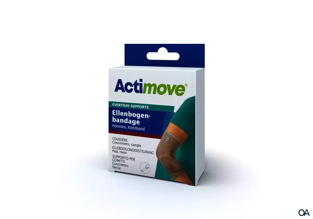 Actimove® Sport Edition Kniebandage Verstellbare hufeisenförmige Pelotte Größe L