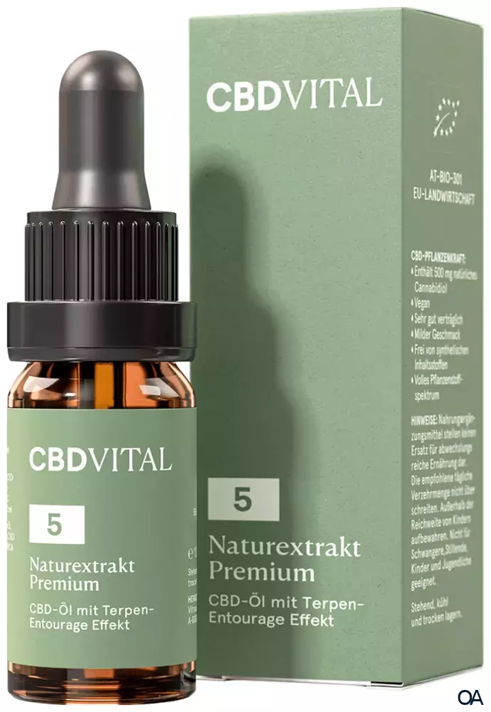CBD VITAL Naturextrakt Premium Öl 5%
