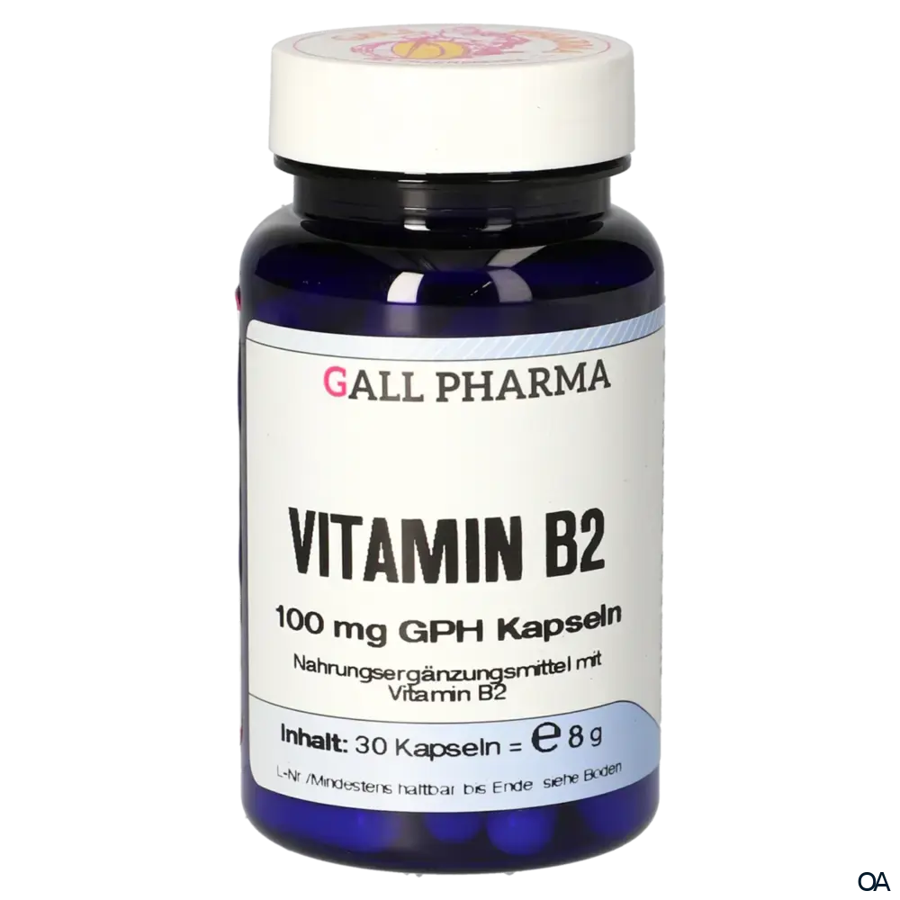 Gall Pharma Vitamin B2 100 mg Kapseln