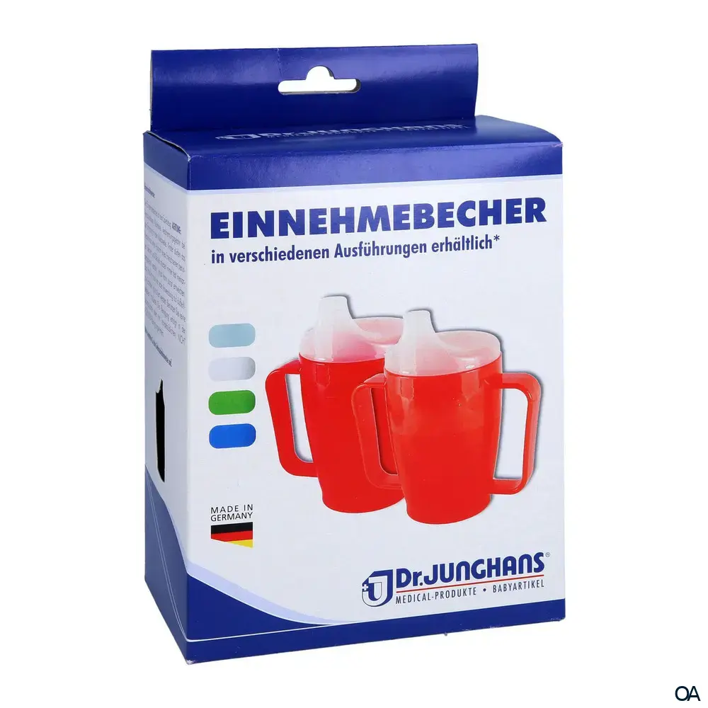 Dr. Junghans Einnahmebecher - 2 Griffe - Milchig Dr. Junghans Einnahmebecher - 2 Griffe - Milchig