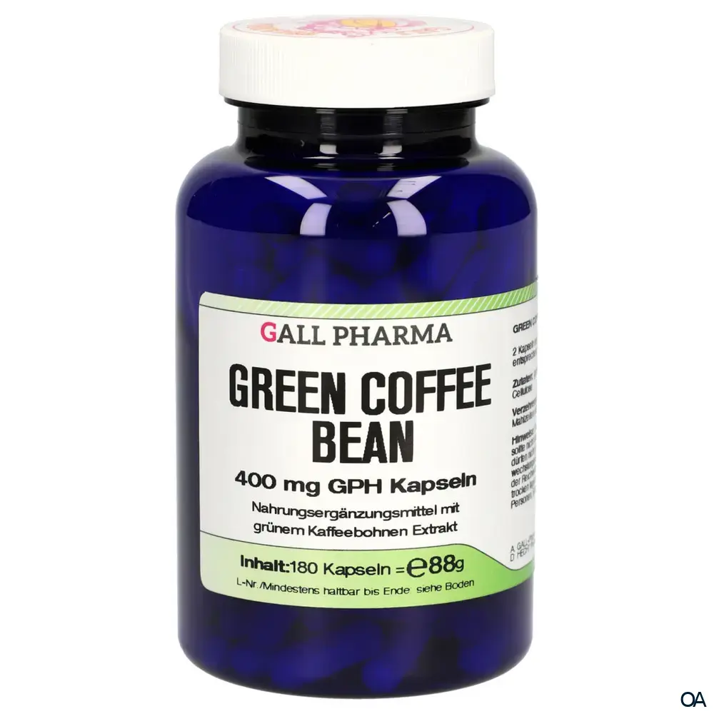 Gall Pharma Green Coffee Bean 400 mg Kapseln