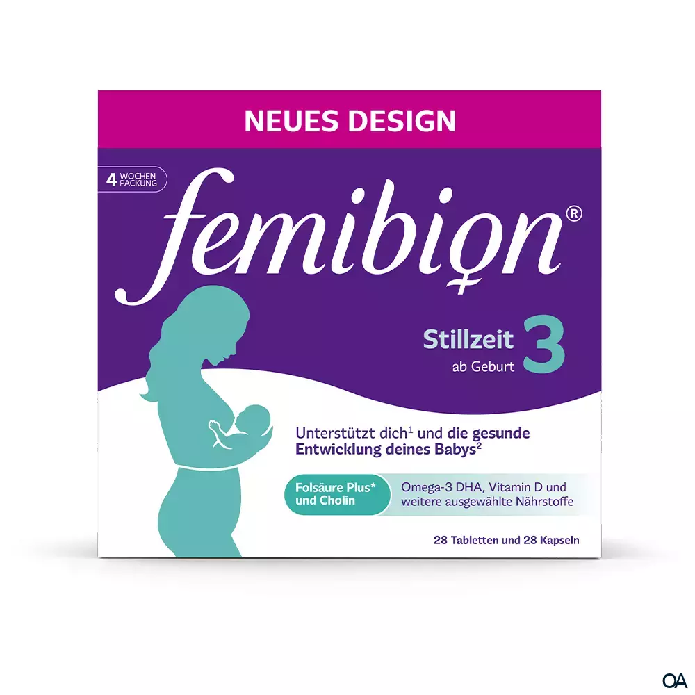 Femibion® 3 Stillzeit 28 Tabletten + 28 Kapseln