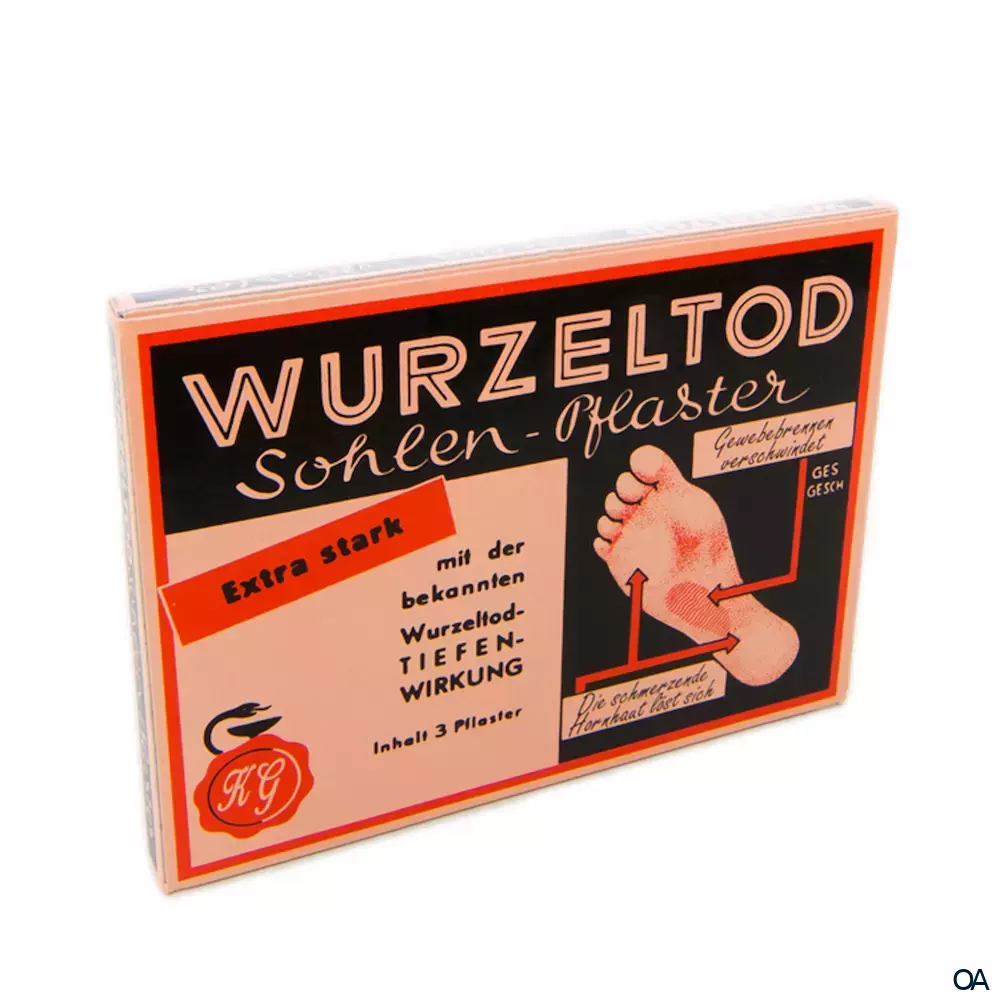 Wurzeltod Sohlenpflaster