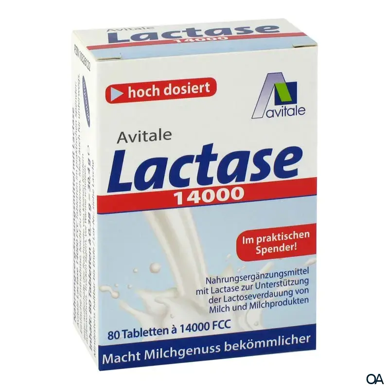 Avitale Lactase 14.000 FCC Tabletten