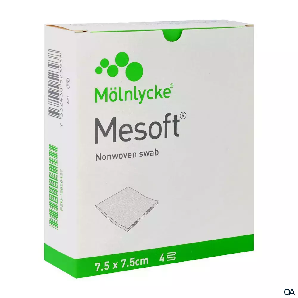 Mesoft® Vlieskompressen steril 7,5 x 7,5 cm, 30 x 5 Stück