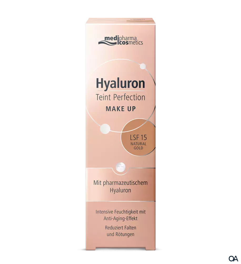 medipharma cosmetics Hyaluron Teint Perfection Make Up LSF 15 Natural Gold