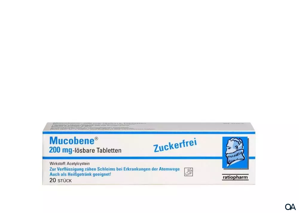 Mucobene® 200 mg lösbare Tabletten