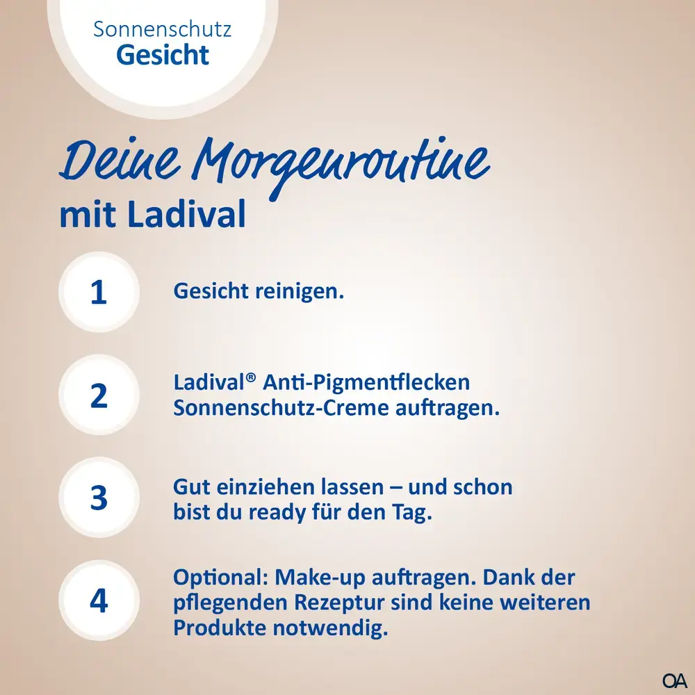 Ladival® Anti-Pigmentflecken Sonnenschutz-Creme für das Gesicht LSF 50 +