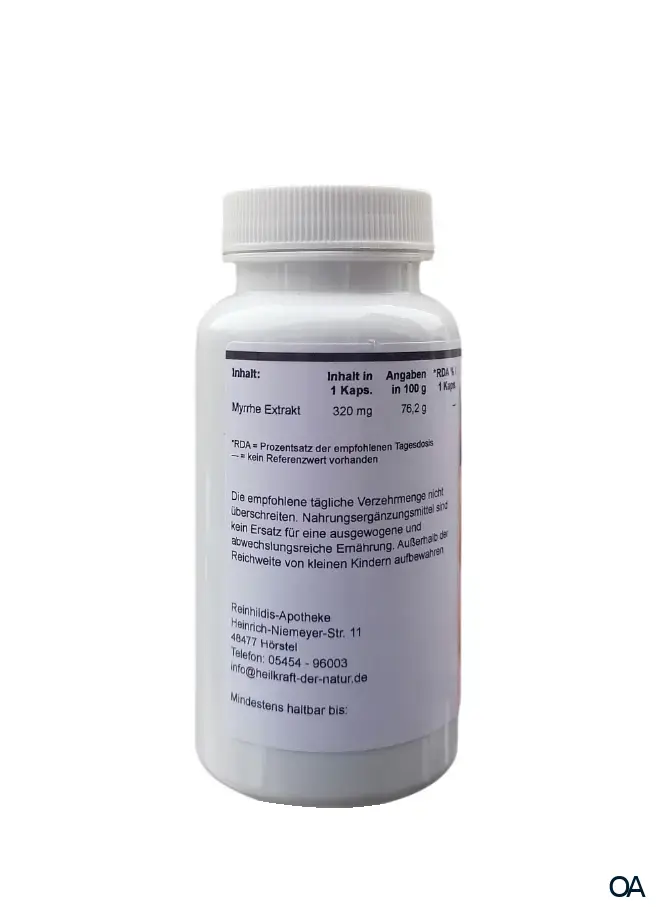 Reinhildis Apotheke Myrrhe Extrakt Kapseln