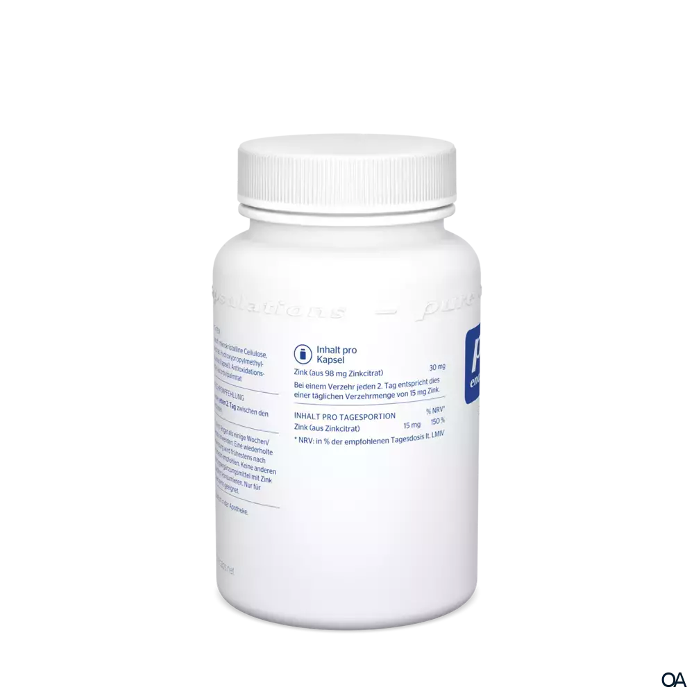pure encapsulations® Zink Zinkcitrat Kapseln