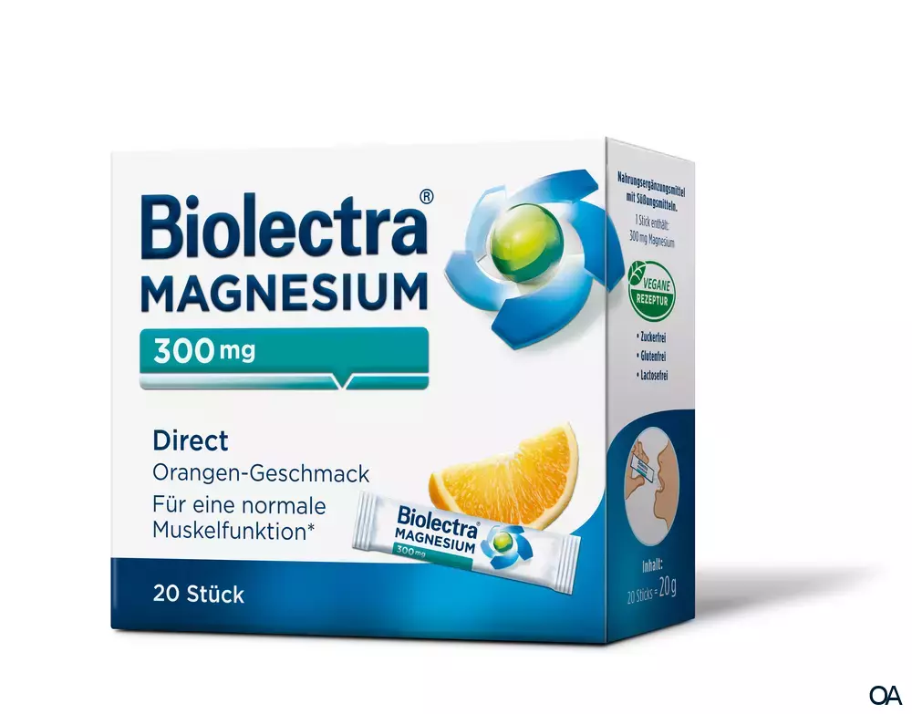 Biolectra® Magnesium 300 mg Direct Orange
