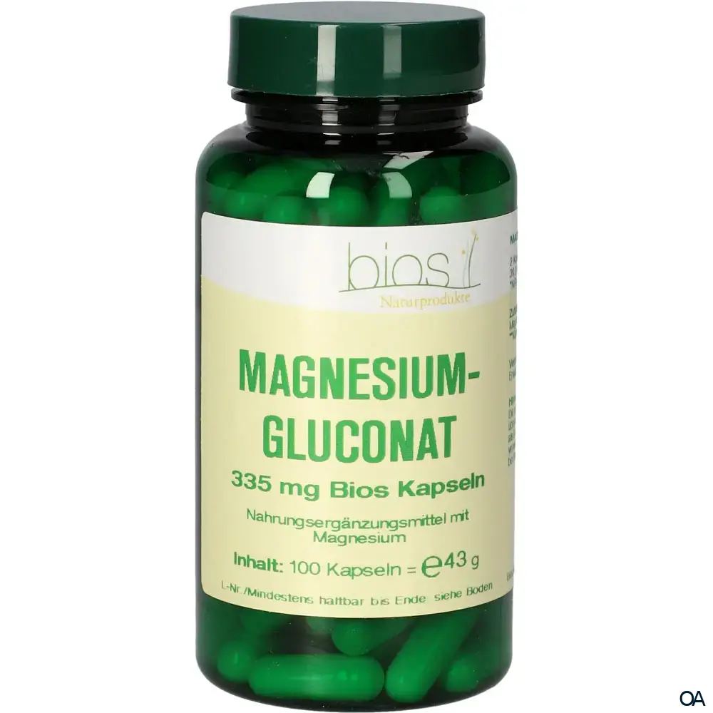 Bios Magnesiumgluconat 335 mg Kapseln
