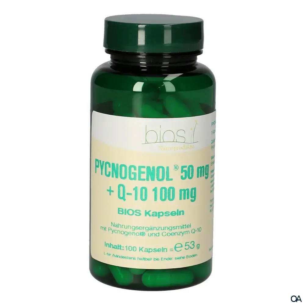 Bios Pycnogenol® 50 mg + Q-10 100 mg Kapseln