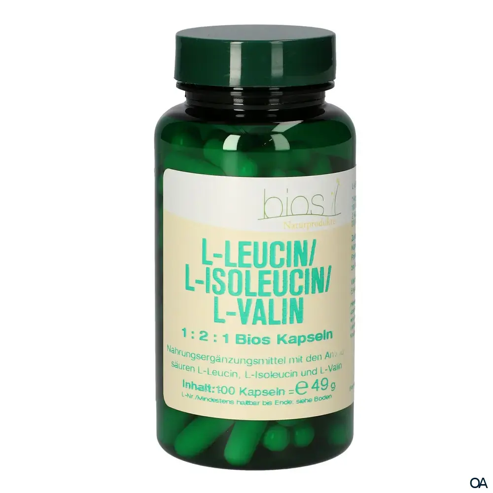 Bios L-Leucin / L-Isoleucin / L-Valin Kapseln