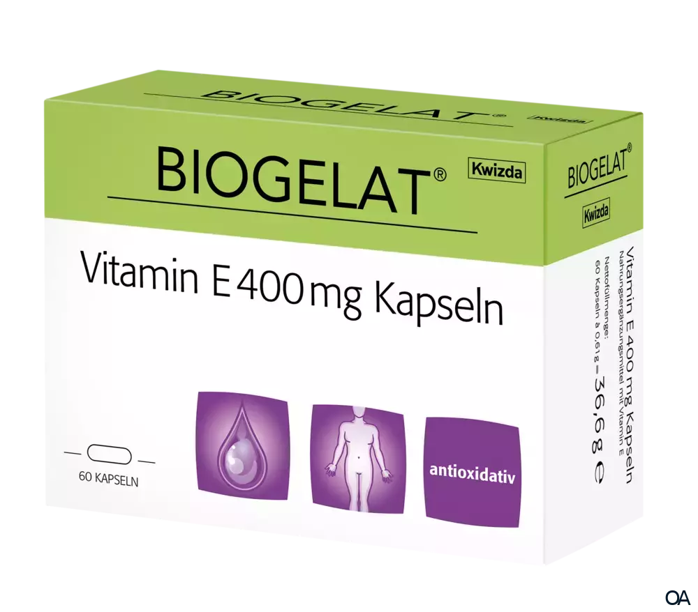 BIOGELAT® Vitamin E 400 mg Kapseln