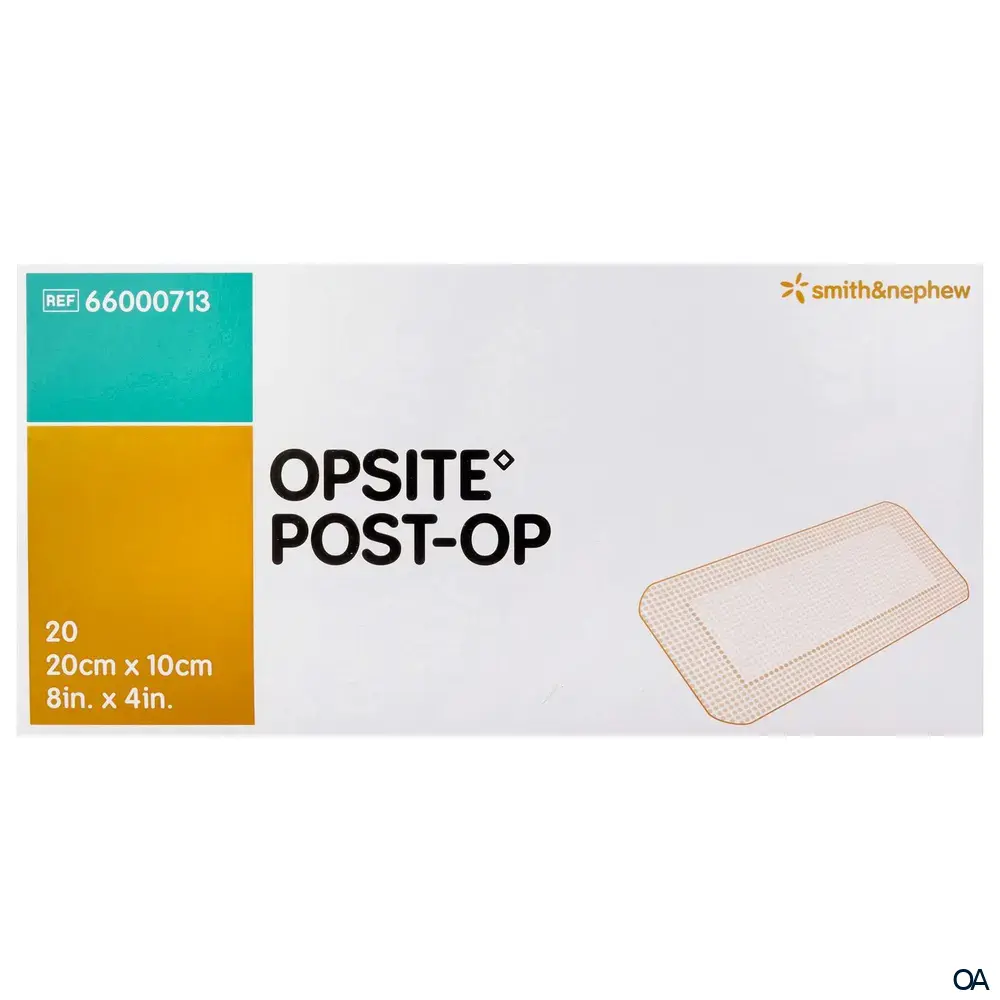 OPSITE POST-OP Folienverband mit Wundkissen steril, 20 x 10 cm