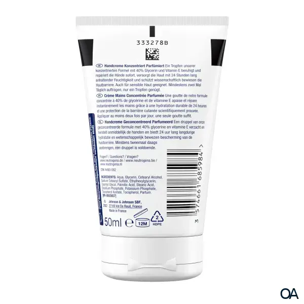 Neutrogena Norwegische Formel konzentrierte parfümierte Handcreme