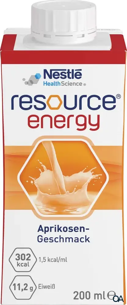 Resource® Energy Hochkalorische Trinknahrung - Aprikose 200 ml