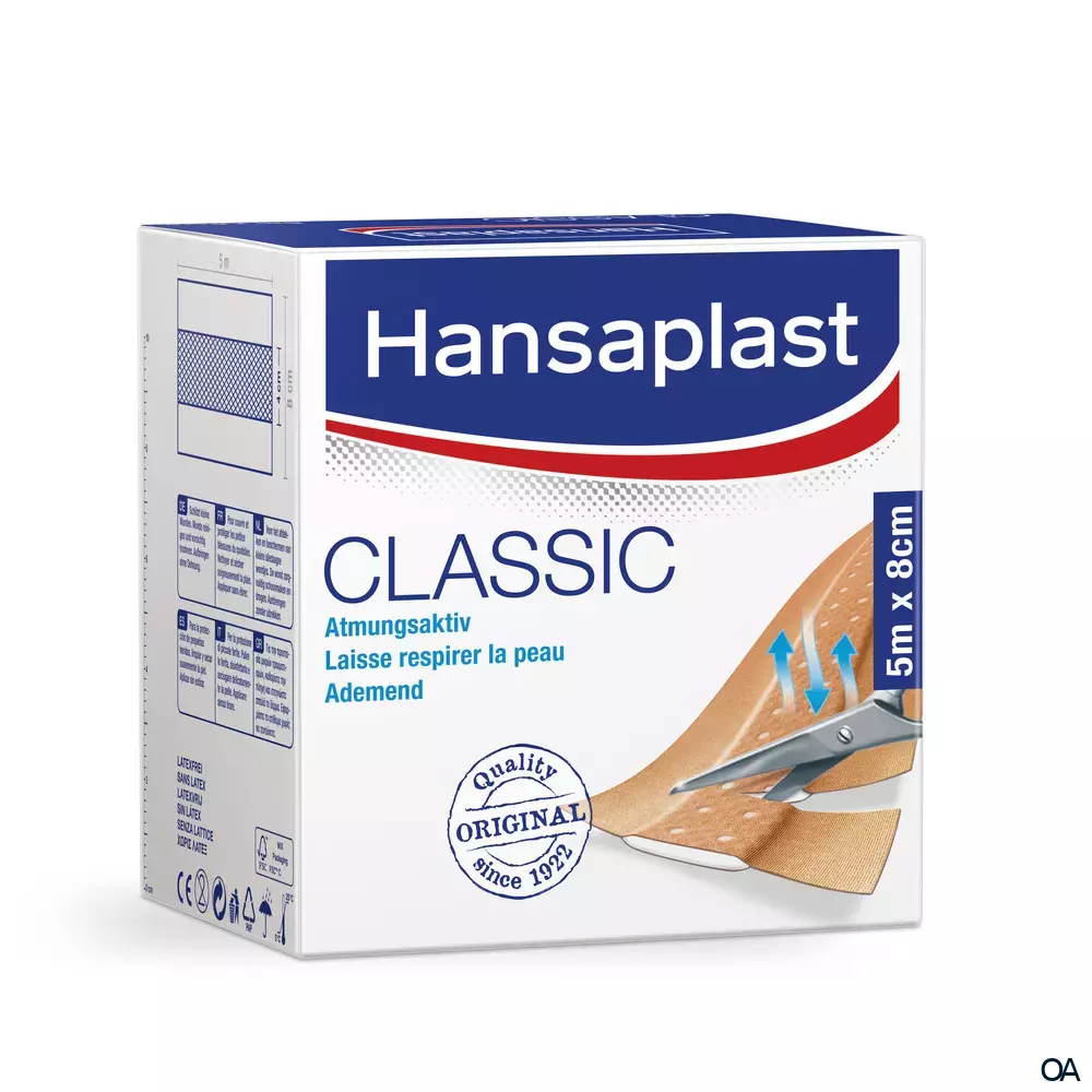Hansaplast Classic Pflaster Großpackung 5m x 8cm