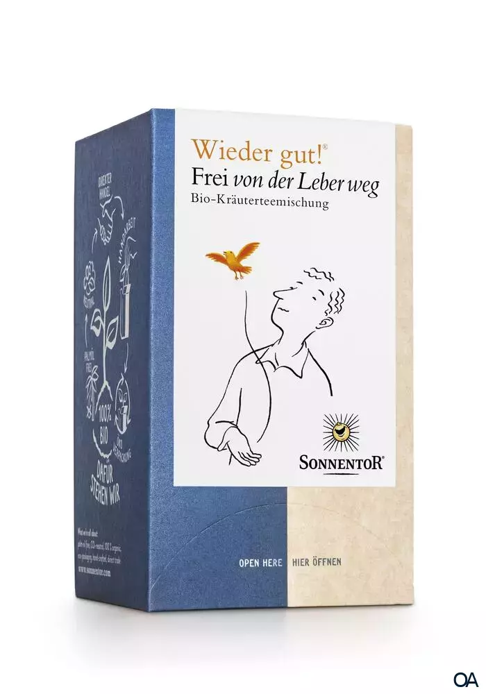 Sonnentor Wieder gut!® Frei von der Leber weg® Tee