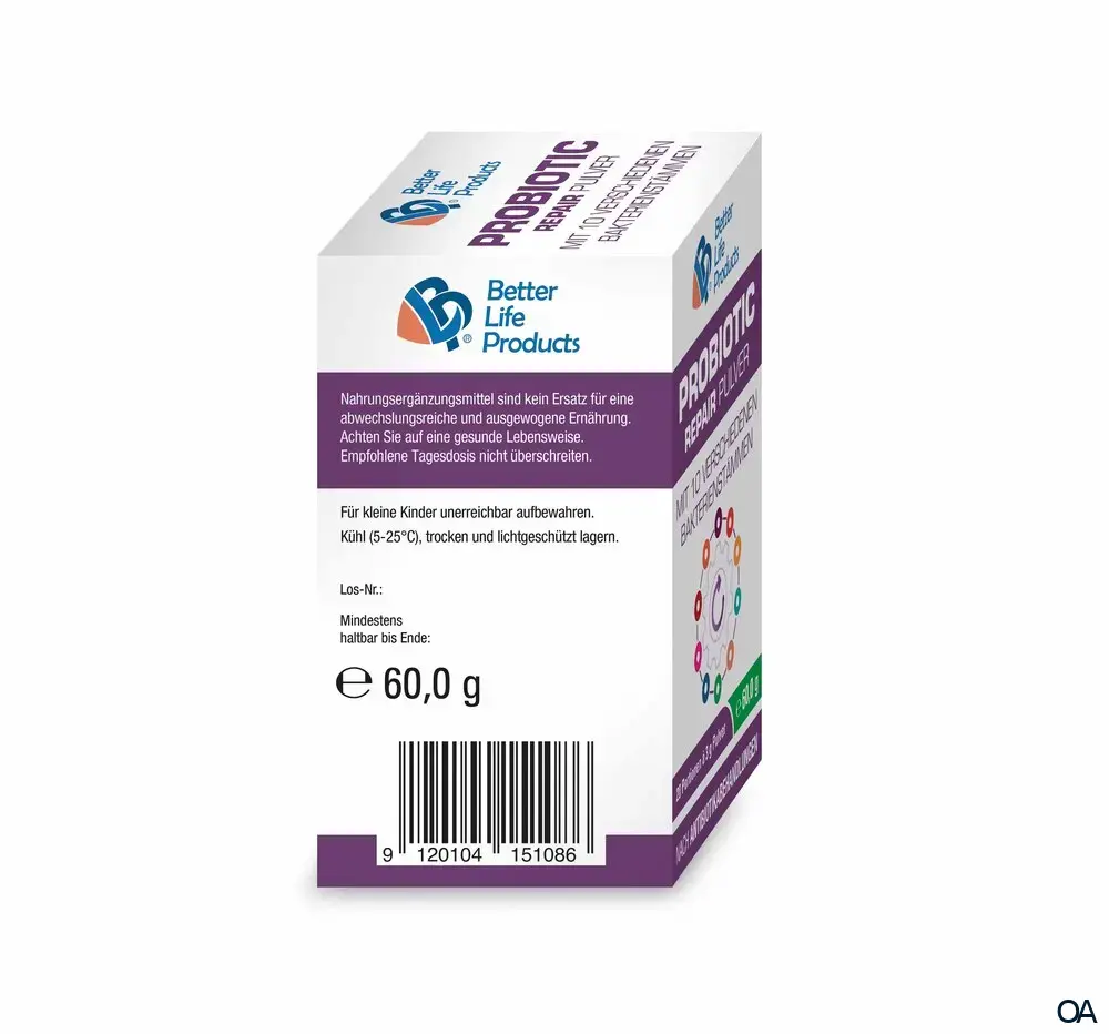Better Life Products® Probiotic Repair Pulver