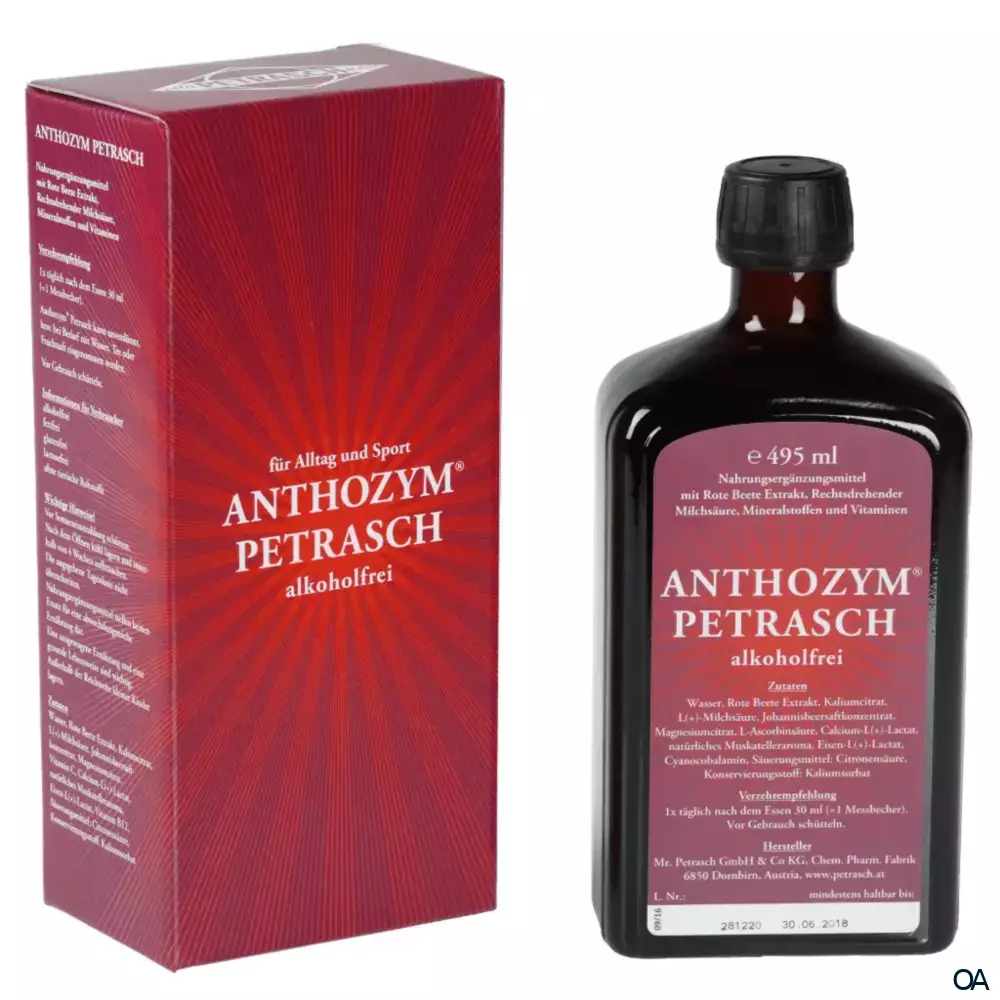 Anthozym Petrasch Tonikum Alkoholfrei Anthozym Petrasch Tonikum Alkoholfrei