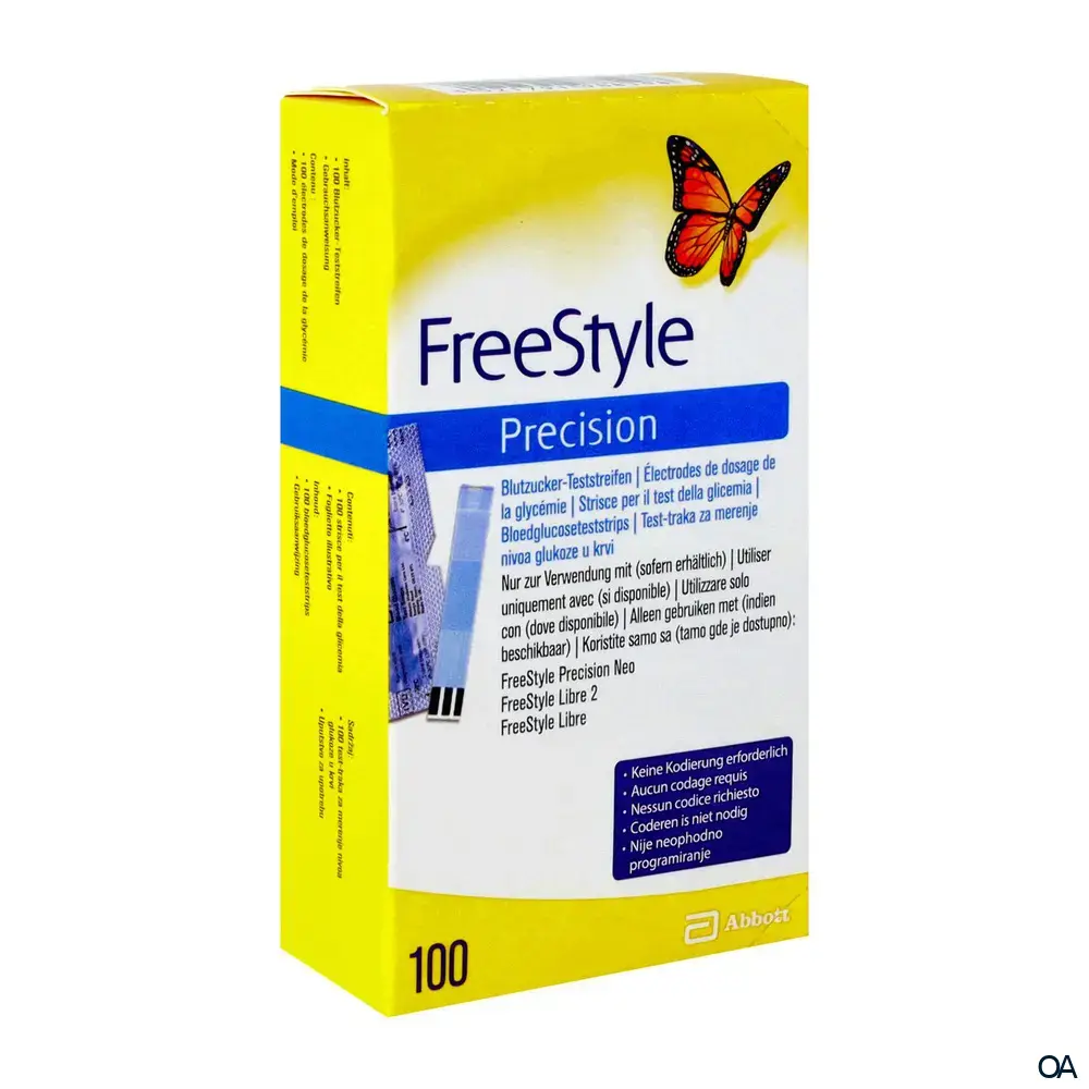 Abbott FreeStyle Precision Blutzucker-Teststreifen
